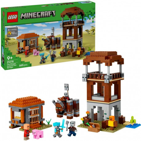 LEGO 21278 Minecraft A Ravager at the Pillager Outpost, Construction Toy