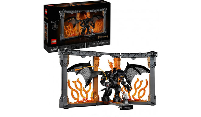 LEGO 10367 Icons The Lord of the Rings: Balrog Bookend, Construction Toy
