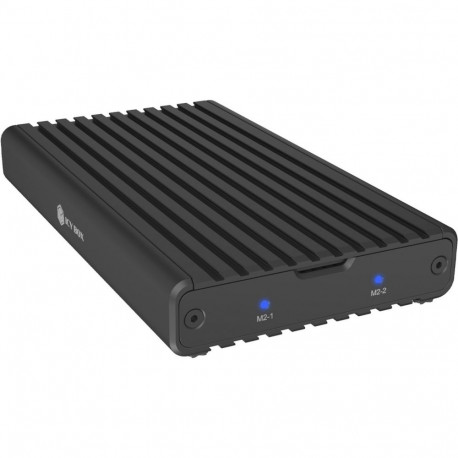 2-pesaline M.2 NVMe-korpus IB-2817M-C32 USB 3.2 Gen 2x2 Type-C kaudu, must