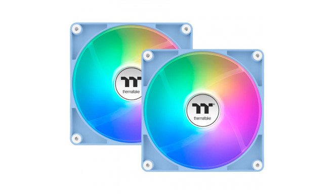 CT120 Reverse ARGB Sync PC Cooling Fan Hydrangea Blue (hellblau, 2er Pack, ohne Controller, Reverse,