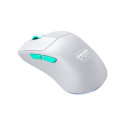 CHERRY XTRFY M64 Wireless, gaming mouse white/turquoise