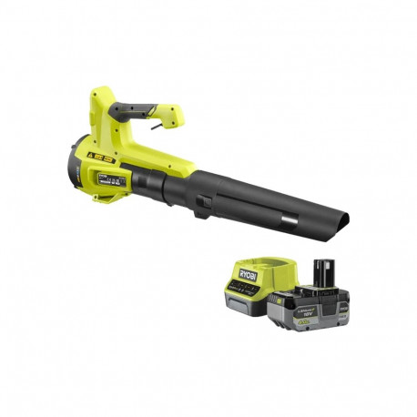 Ryobi ONE+ Cordless Leaf Blower RY18BLB-140, 18 Volt (green/black, Li-Ion battery 4.0 Ah)