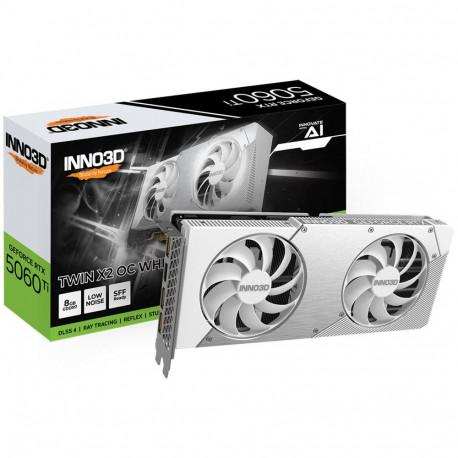 GeForce RTX 5060 Ti TWIN X2 OC WHITE 8GB (DLSS 4, 3x DisplayPort, 1x HDMI 2.1)
