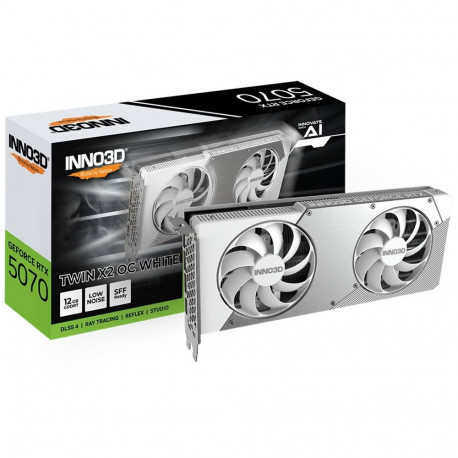 GeForce RTX 5070 TWIN X2 OC white (weiß, DLSS 4, 3x DisplayPort, 1x HDMI 2.1)