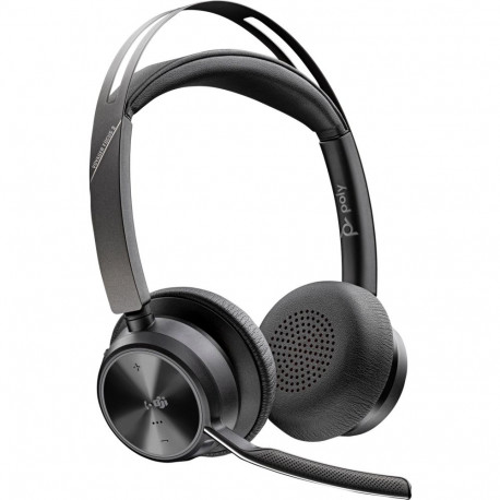 HP Poly Voyager Focus 2 USB-CC Headset (Microsoft Teams certified, USB-C/-A adapter, charging statio