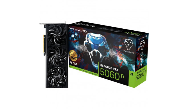 Gainward GeForce RTX 5060 Ti Python III OC 8GB (DLSS 4, 3x DisplayPort, 1x HDMI 2.1)