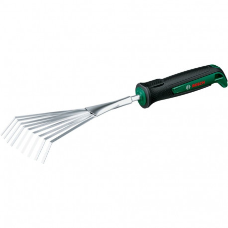 Garten Handfächerbesen Edelstahl (grün/schwarz, Breite 12cm)