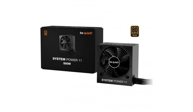 Be quiet System Power 11 550W ATX3.1 (black, 1x 12-pin high power GPU, 2x PCIe, 550 watts)