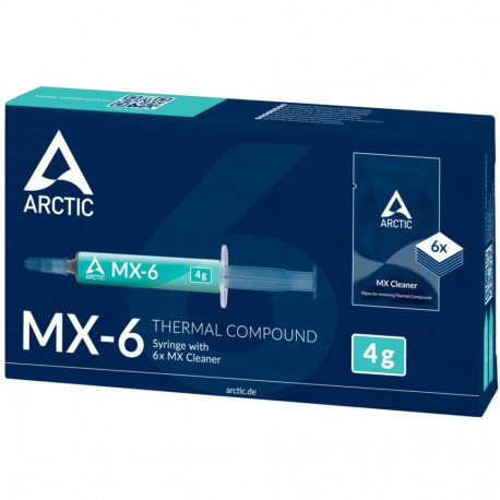 MX-6 Wärmeleitpaste 4g (grau, mit 6x MX Cleaner)
