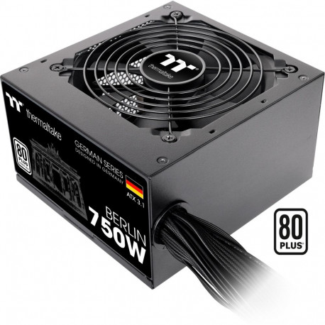 Thermaltake BERLIN 750W ATX3.1 (black, 1x 12-pin high power GPU, 2x PCIe, 750 watts)