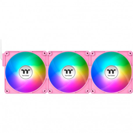 Thermaltake CT120 EX ARGB Sync PC Cooling Fan Pink (3-Pack, 120 mm)