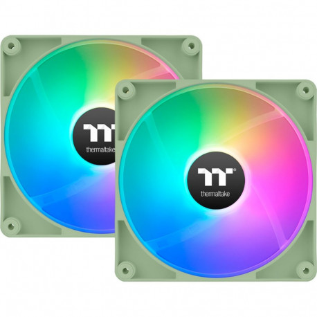 CT140 Reverse ARGB Sync PC Cooling Fan Matcha Green (hellgrün, 2er Pack, Reverse, 140 mm)