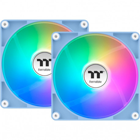 CT140 Reverse ARGB Sync PC Cooling Fan Hydrangea Blue (hellblau, 2er Pack, Reverse, 140 mm)