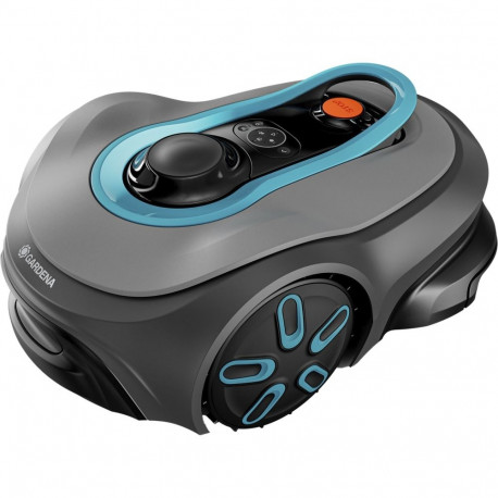 Mähroboter smart SILENO free 1.200m² Set (grau/türkis, Li-Ionen Akku, mit smart Gateway, LONA-Techno