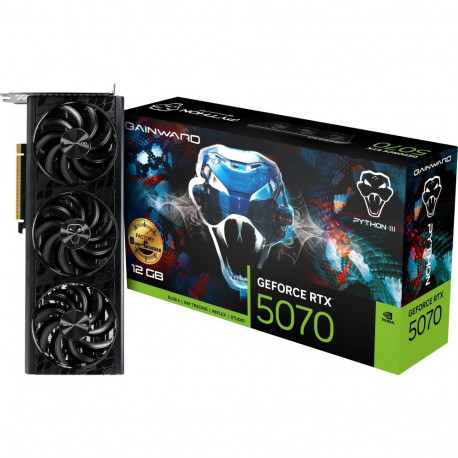 GeForce videokaart RTX 5070 Python III OC (DLSS 4, 3x DisplayPort, 1x HDMI 2.1)