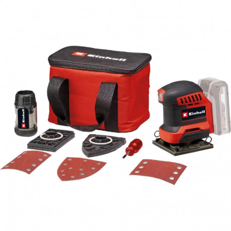 Power X-Change Akku-Faust-Schwingschleifer TE-OS 18/113 3X Li-Solo, 18Volt (rot/schwarz, ohne Akku u