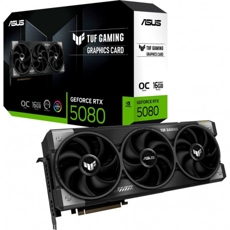 GeForce videokaart RTX 5080 TUF GAMING OC (DLSS 4, 3x DisplayPort, 2x HDMI 2.1)