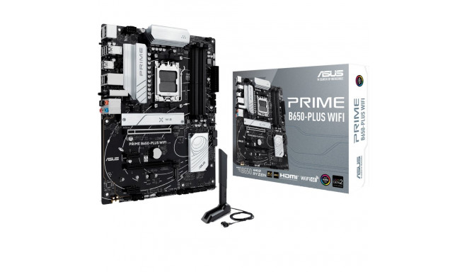 PRIME emaplaat B650-PLUS WiFi, must/hõbe