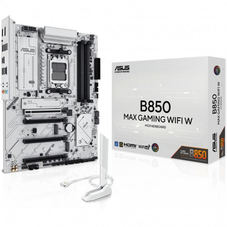 Emaplaat B850 MAX mänguri WiFi, valge