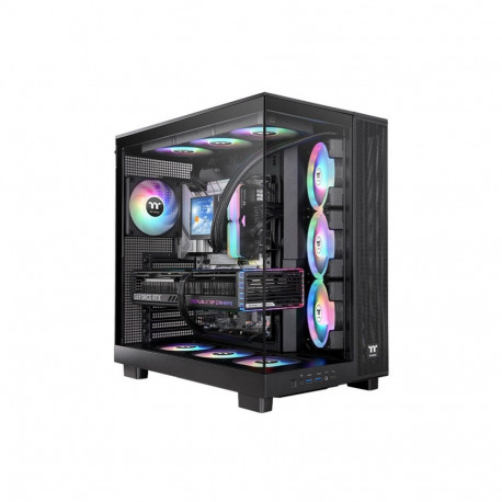 View 380 XL TG ARGB  (schwarz, Tempered Glass x 2)