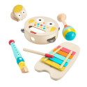 Mattel Musical Gift Set with Wooden Instruments for Toddlers (6 Pieces)