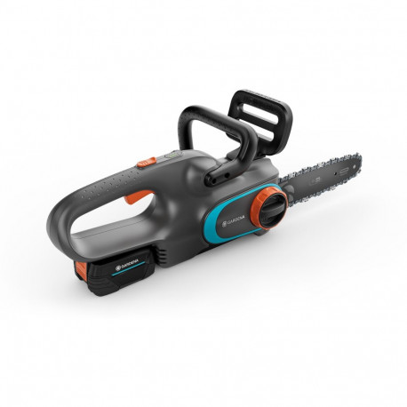 Gardena Cordless Chainsaw PowerSaw 250/18V P4A solo (grey/turquoise, without battery and charger, PO