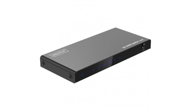 Digitus 4K HDMI Splitter, 1x4 (black, with downscaler)