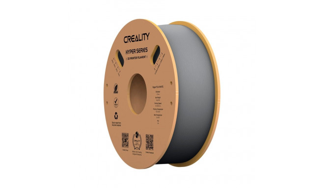 Creality Hyper PLA Filament Grey, 3D Filament (grey, 1 kg, 1.75 mm, on a roll)