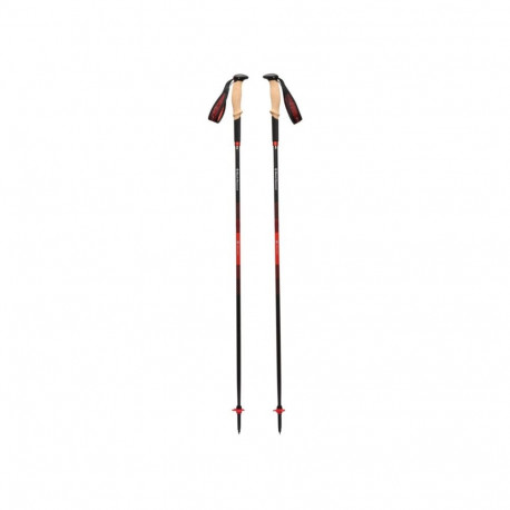 Black Diamond Pursuit Carbon Z trekking poles (anthracite/orange, 1 pair, 110 cm)