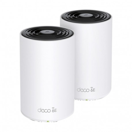 Deco XE75 2er-Pack, Mesh Router (weiß, 2 Geräte, Tri-Band)