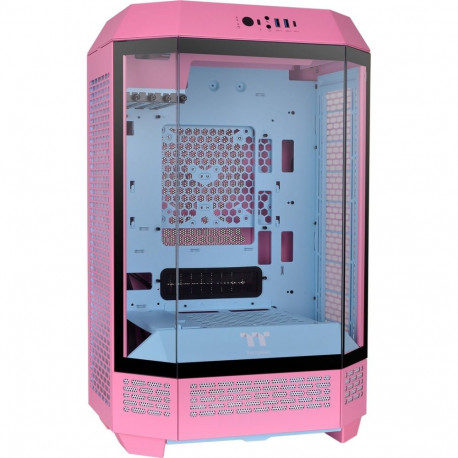 Thermaltake The Tower 300 Bubble Pink (pink, tempered glass)