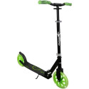 Muuwmi Lights Aluminium Scooter GLOW 215 mm (black/green, with luminous wheels and glow effect)