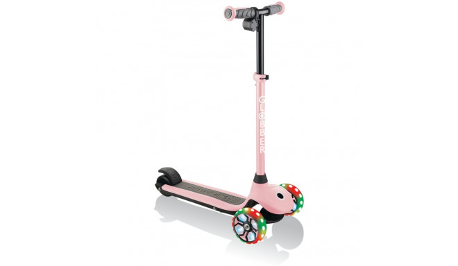 One K rulluisud E-Motion Plus 4 Plus valgustusega, roosad