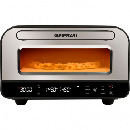Pizzaofen Pizza Pro 2 Minuti G10204 (edelstahl/schwarz, bis 1.850 Watt, für Pizza Ø 32cm, inkl. Pizz