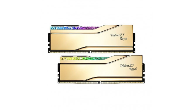 G.Skill DDR5 - 48GB - 6000 - CL - 28, single (gold, F5-6000J2836F24GX2-TR5NG, Trident Z5 Royal Neo, 