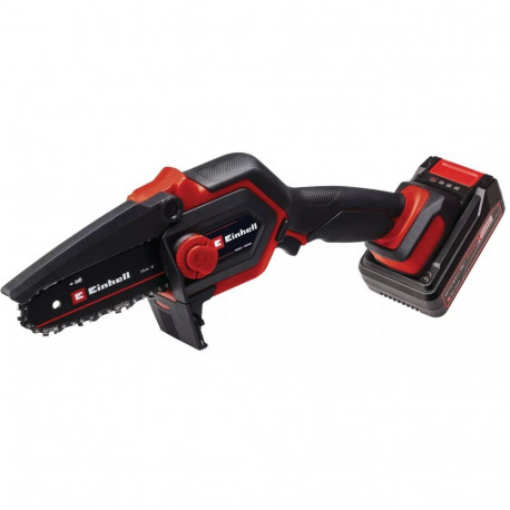 Einhell Cordless Pruning Chainsaw GE-PS 18/15 Li Bag Kit, 18 Volt (black/red, Li-ion battery 2.5 Ah)
