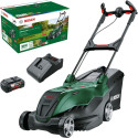 Bosch Powertools Cordless Lawnmower AdvancedRotak 36V-44-750, 36 Volt (green/black, Li-ion battery 4