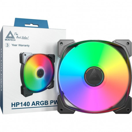 HP140 ARGB PWM 140x140x25 (schwarz, 140 mm)