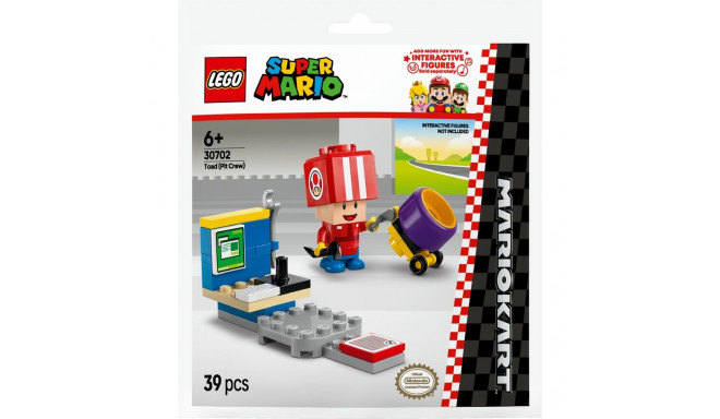 LEGO 30702 Mario Kart -Toad (Pit Crew), construction toy (polybag)