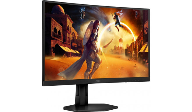 AOC C27G4ZXU, gaming monitor - 27 - black (matt), FullHD, Fast-VA, curved, USB hub, 280Hz panel