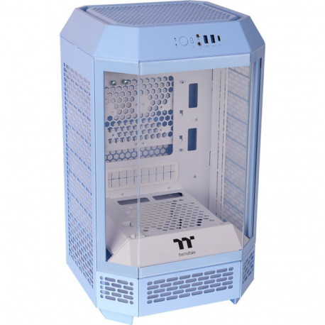 Thermaltake The Tower 250 , tower case (light blue, tempered glass)