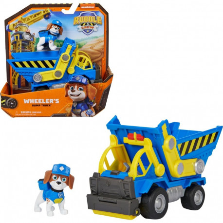 Rubble & Crew - Kipplaster-Baufahrzeug mit Wheeler-Figur