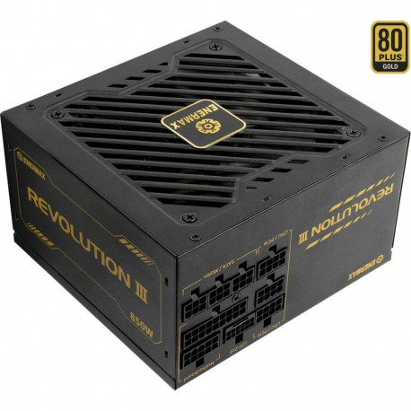 Enermax REVOLUTION III 850W, PC power supply (1x 12-pin high power GPU, 3x PCIe cable management, 85