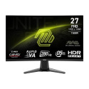 MSI MAG 276CXFDE, gaming monitor - 27 - black, FullHD, Rapid VA, curved, HDMI, DP, 280Hz panel