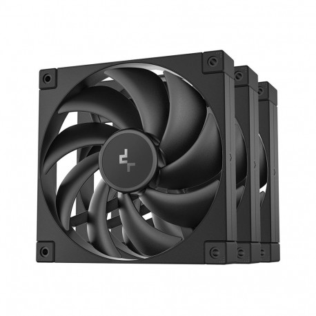 DeepCool FD14 140x140x25, case fan (black, pack of 3, 140 mm)