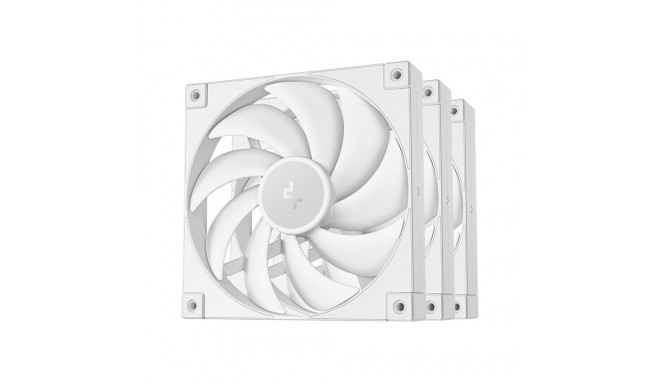 DeepCool FD14 WH 140x140x25, case fan (white, pack of 3, 140 mm)