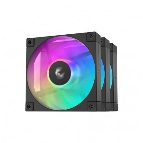 DeepCool FD12 ARGB 120x120x25, case fan (black, pack of 3, 120 mm)