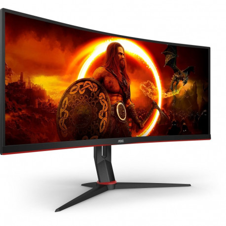 monitor CU34G2XP/BK 86.4cm (34 Zoll) WQHD VA kaardus 180Hz paneel, must/punane