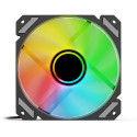 Sharkoon SHARK Mirror RGB PWM REVERSE (black, 120 mm)