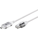 Goobay Ethernet adapter cable USB-C 3.2 Gen2 > RJ-45 (white, 10 meters)